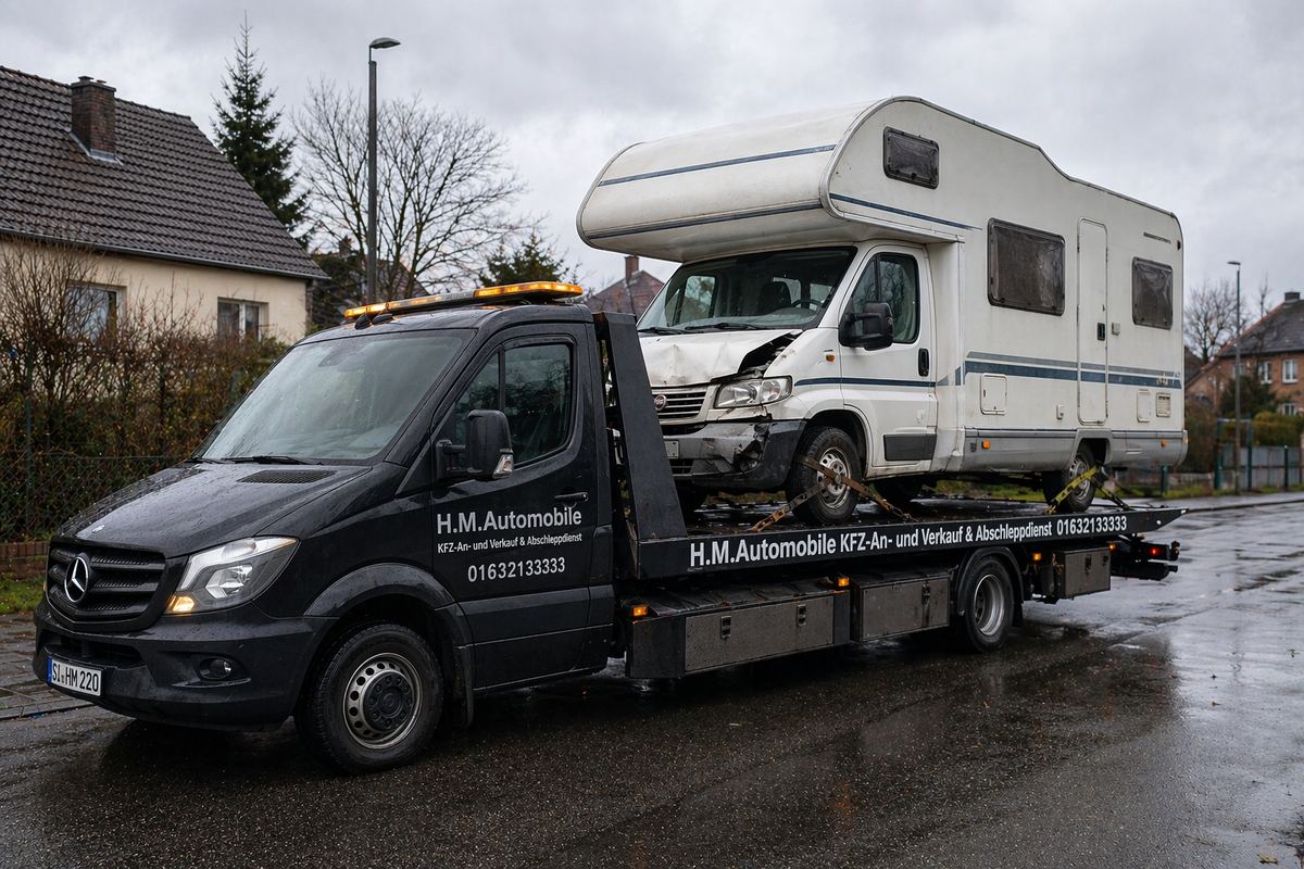 Wohnmobil Ankauf – Transporter mit Wohnmobil